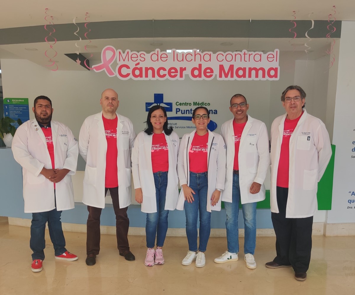 Centro Médico Punta Cana conmemoró el mes de concientización sobre el cáncer de mama bajo el eslogan Juntos podemos Salvar vidas